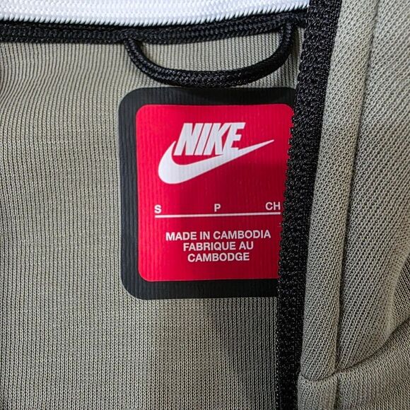 Nike Tech Fleece Windrunner Hoodie Grey Black Men's Small S Full-Zip HV0949-320 - Picture 11 of 13